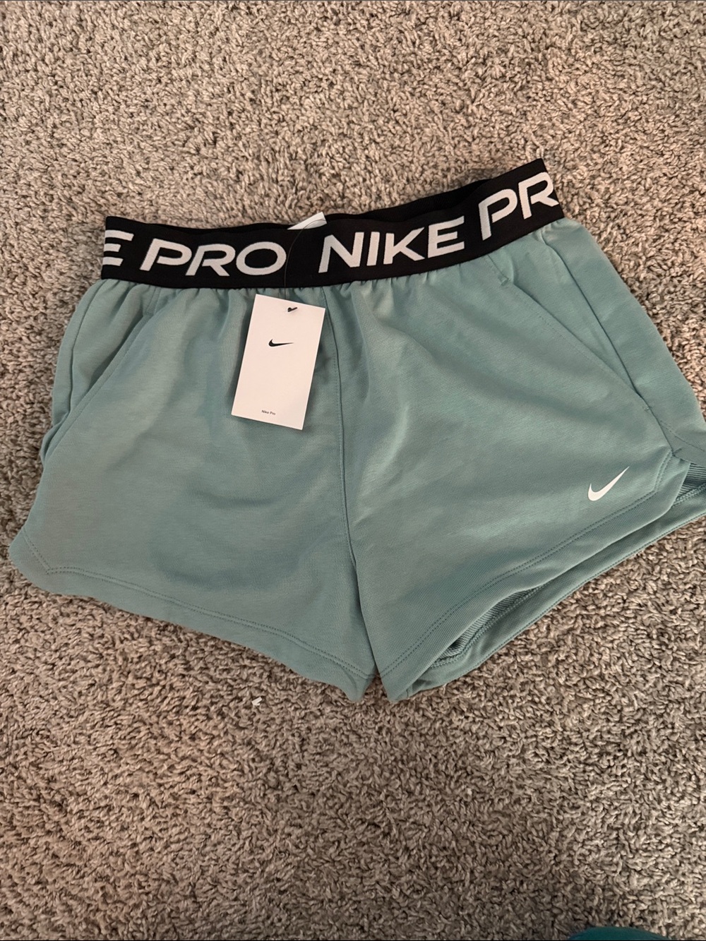Nike Pro Women's Teal Athletic Shorts